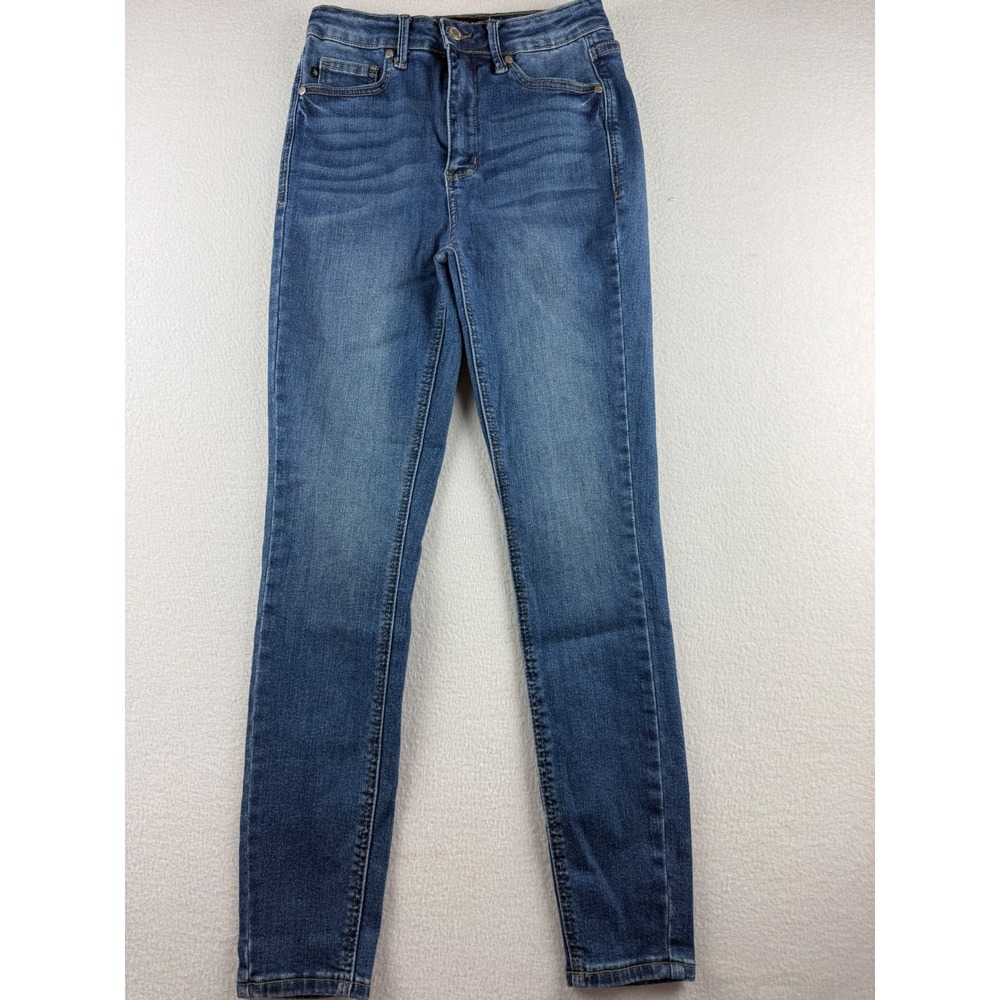 Judy Blue High Rise Skinny Jeans Medium Wash JB88799 MD Size 5/27 Mens Womens
